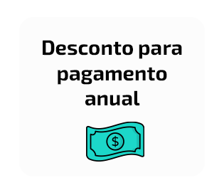 Desconto para pagamento anual